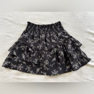 Altar’d State Floral Black Skirt